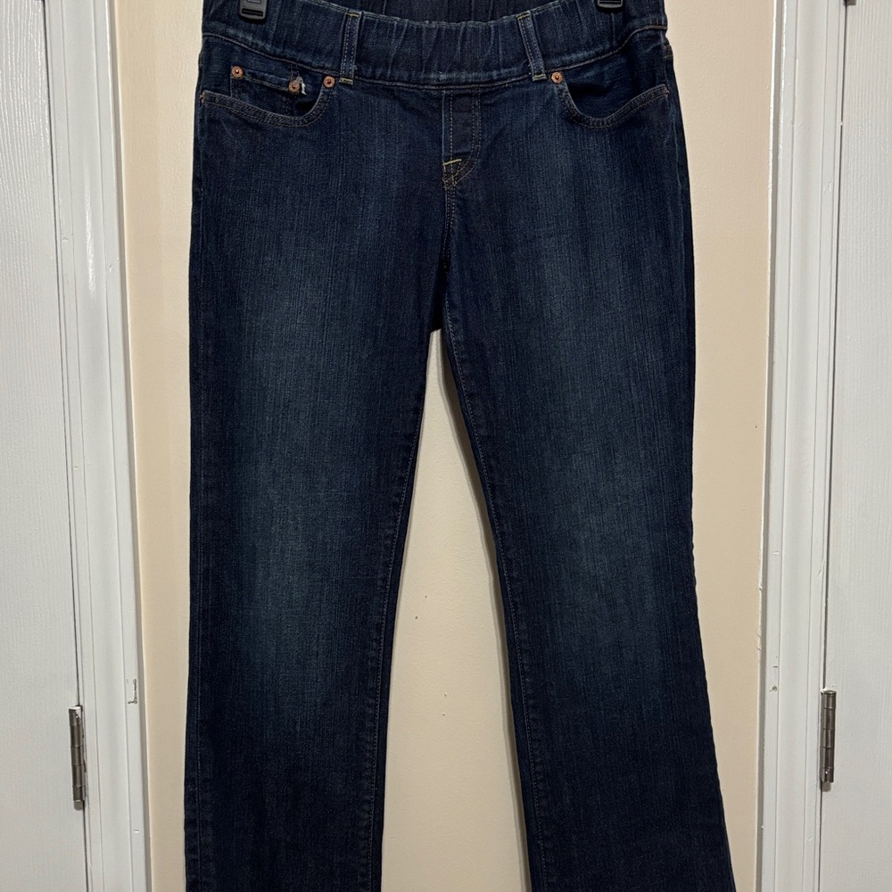 Lucky Brand Women's Straight Leg Jeans in Dark Indigo